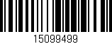 Código de barras (EAN, GTIN, SKU, ISBN): '15099499'