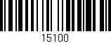 Código de barras (EAN, GTIN, SKU, ISBN): '15100'