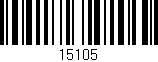 Código de barras (EAN, GTIN, SKU, ISBN): '15105'