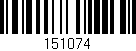 Código de barras (EAN, GTIN, SKU, ISBN): '151074'