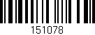 Código de barras (EAN, GTIN, SKU, ISBN): '151078'