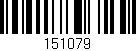 Código de barras (EAN, GTIN, SKU, ISBN): '151079'
