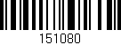 Código de barras (EAN, GTIN, SKU, ISBN): '151080'