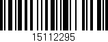 Código de barras (EAN, GTIN, SKU, ISBN): '15112295'