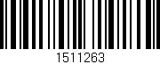 Código de barras (EAN, GTIN, SKU, ISBN): '1511263'