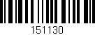 Código de barras (EAN, GTIN, SKU, ISBN): '151130'