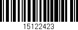 Código de barras (EAN, GTIN, SKU, ISBN): '15122423'