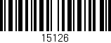 Código de barras (EAN, GTIN, SKU, ISBN): '15126'