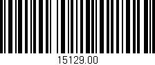Código de barras (EAN, GTIN, SKU, ISBN): '15129.00'