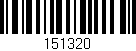 Código de barras (EAN, GTIN, SKU, ISBN): '151320'