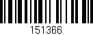 Código de barras (EAN, GTIN, SKU, ISBN): '151366'