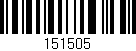 Código de barras (EAN, GTIN, SKU, ISBN): '151505'