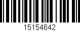 Código de barras (EAN, GTIN, SKU, ISBN): '15154642'
