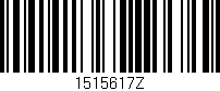 Código de barras (EAN, GTIN, SKU, ISBN): '1515617Z'