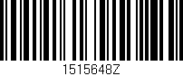 Código de barras (EAN, GTIN, SKU, ISBN): '1515648Z'