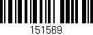 Código de barras (EAN, GTIN, SKU, ISBN): '151569'