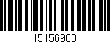 Código de barras (EAN, GTIN, SKU, ISBN): '15156900'