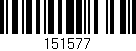 Código de barras (EAN, GTIN, SKU, ISBN): '151577'