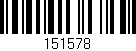 Código de barras (EAN, GTIN, SKU, ISBN): '151578'