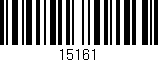 Código de barras (EAN, GTIN, SKU, ISBN): '15161'