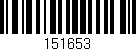 Código de barras (EAN, GTIN, SKU, ISBN): '151653'