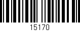 Código de barras (EAN, GTIN, SKU, ISBN): '15170'