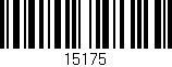 Código de barras (EAN, GTIN, SKU, ISBN): '15175'