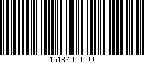 Código de barras (EAN, GTIN, SKU, ISBN): '15187_0_0_U'