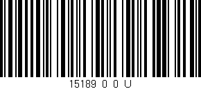 Código de barras (EAN, GTIN, SKU, ISBN): '15189_0_0_U'