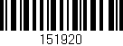 Código de barras (EAN, GTIN, SKU, ISBN): '151920'
