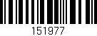 Código de barras (EAN, GTIN, SKU, ISBN): '151977'