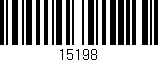 Código de barras (EAN, GTIN, SKU, ISBN): '15198'
