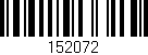 Código de barras (EAN, GTIN, SKU, ISBN): '152072'
