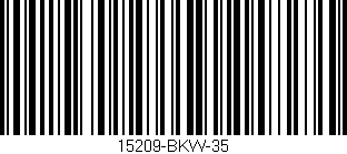Código de barras (EAN, GTIN, SKU, ISBN): '15209-BKW-35'