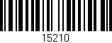 Código de barras (EAN, GTIN, SKU, ISBN): '15210'