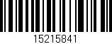 Código de barras (EAN, GTIN, SKU, ISBN): '15215841'