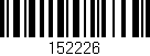 Código de barras (EAN, GTIN, SKU, ISBN): '152226'