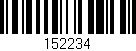 Código de barras (EAN, GTIN, SKU, ISBN): '152234'