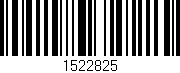 Código de barras (EAN, GTIN, SKU, ISBN): '1522825'