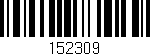 Código de barras (EAN, GTIN, SKU, ISBN): '152309'