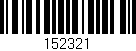 Código de barras (EAN, GTIN, SKU, ISBN): '152321'