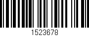 Código de barras (EAN, GTIN, SKU, ISBN): '1523678'