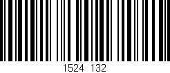 Código de barras (EAN, GTIN, SKU, ISBN): '1524/132'