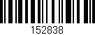 Código de barras (EAN, GTIN, SKU, ISBN): '152838'