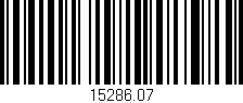 Código de barras (EAN, GTIN, SKU, ISBN): '15286.07'