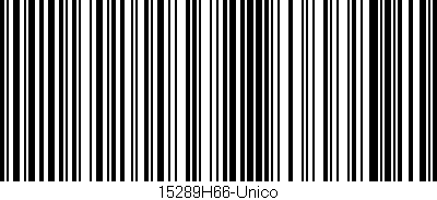 Código de barras (EAN, GTIN, SKU, ISBN): '15289H66-Unico'
