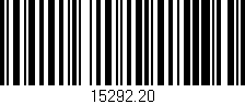 Código de barras (EAN, GTIN, SKU, ISBN): '15292.20'