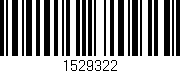 Código de barras (EAN, GTIN, SKU, ISBN): '1529322'