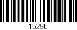 Código de barras (EAN, GTIN, SKU, ISBN): '15296'