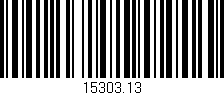 Código de barras (EAN, GTIN, SKU, ISBN): '15303.13'
